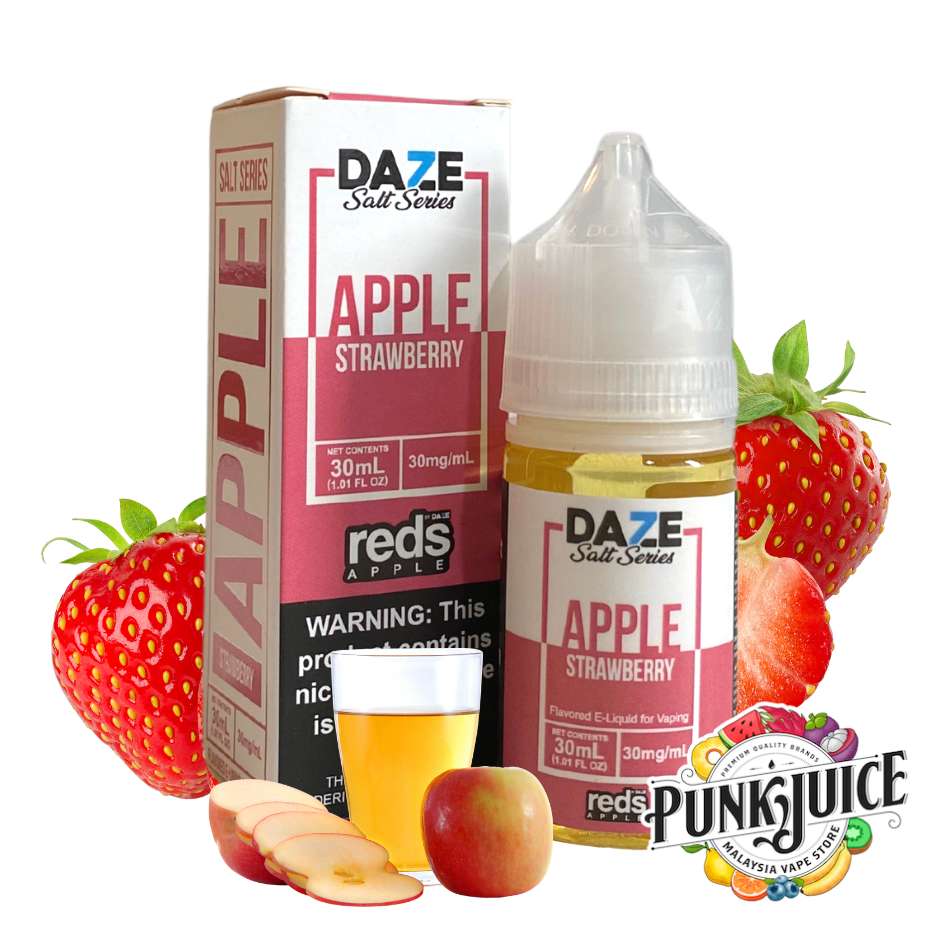7 Daze - Apple Strawberry - Salt - 30ml