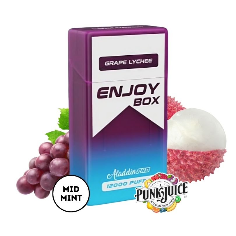 Aladdin Pro Enjoy Box 12,000 5% Disposable Pod - Grape Lychee