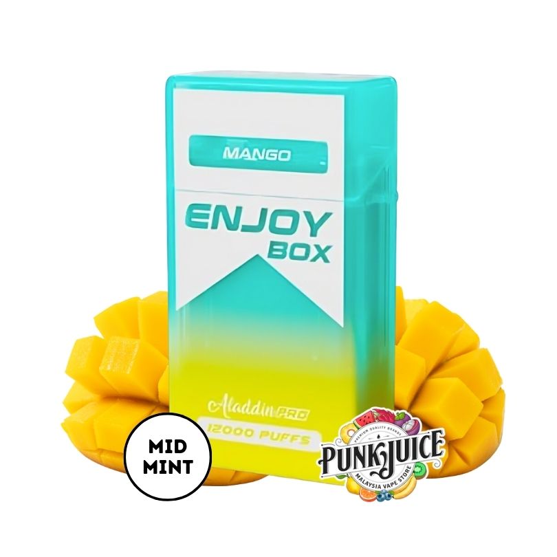 Aladdin Pro Enjoy Box 12,000 5% Disposable Pod - Mango