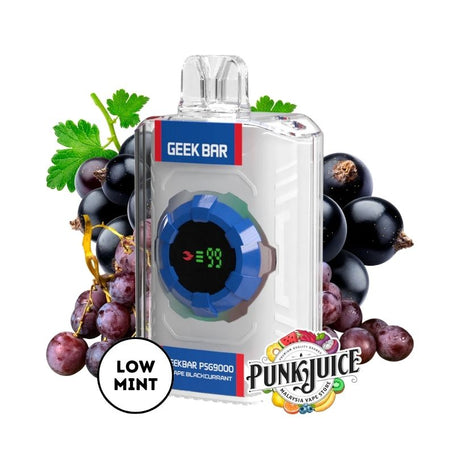 GEEK BAR PSG 9000 5% - Led Screen - Disposable Pod - Grape Blackcurrant