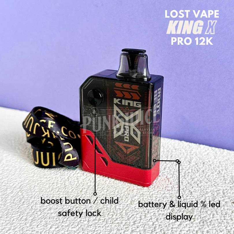 King X Pro 12000 Disposable Pod by LOST VAPE