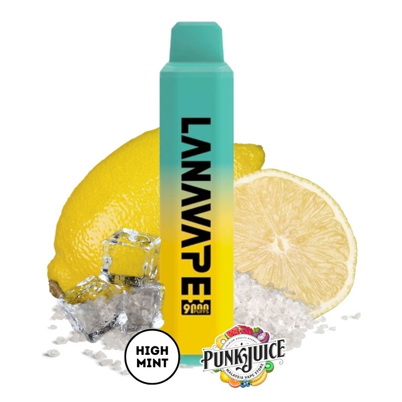 LANAVAPE PEN PLUS 9000 3% Disposable Pod - Frozen Sea Salt Lemon
