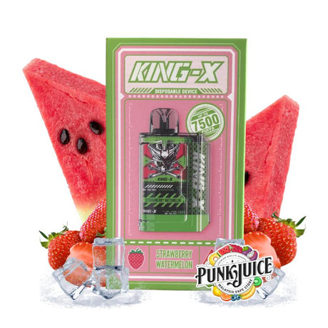 King X 7500 Disposable Pod by LOST VAPE - Strawberry Watermelon
