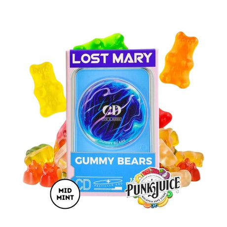 Lost Mary CD 12,000 5% Disposable Pod - Gummy Bears Cartridge 