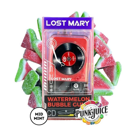 Lost Mary CD 12,000 5% Disposable Pod - Watermelon Bubblegum Starter Kit