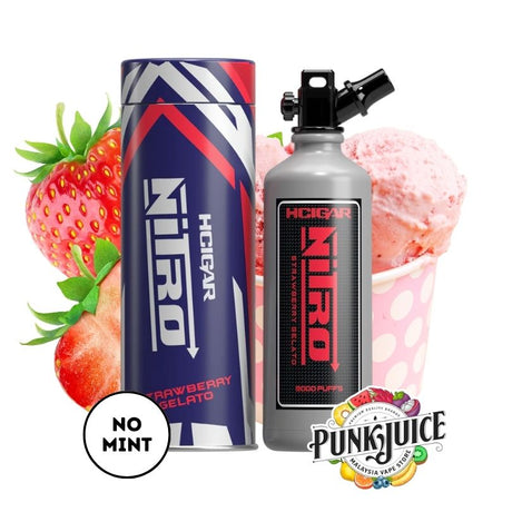 Nitro 9,000 5% Disposable by HCIGAR - Strawberry Gelato