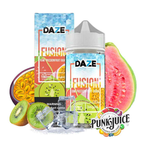 7 Daze - Kiwi Passionfruit Guava Iced (Fusion Series) - 100ml