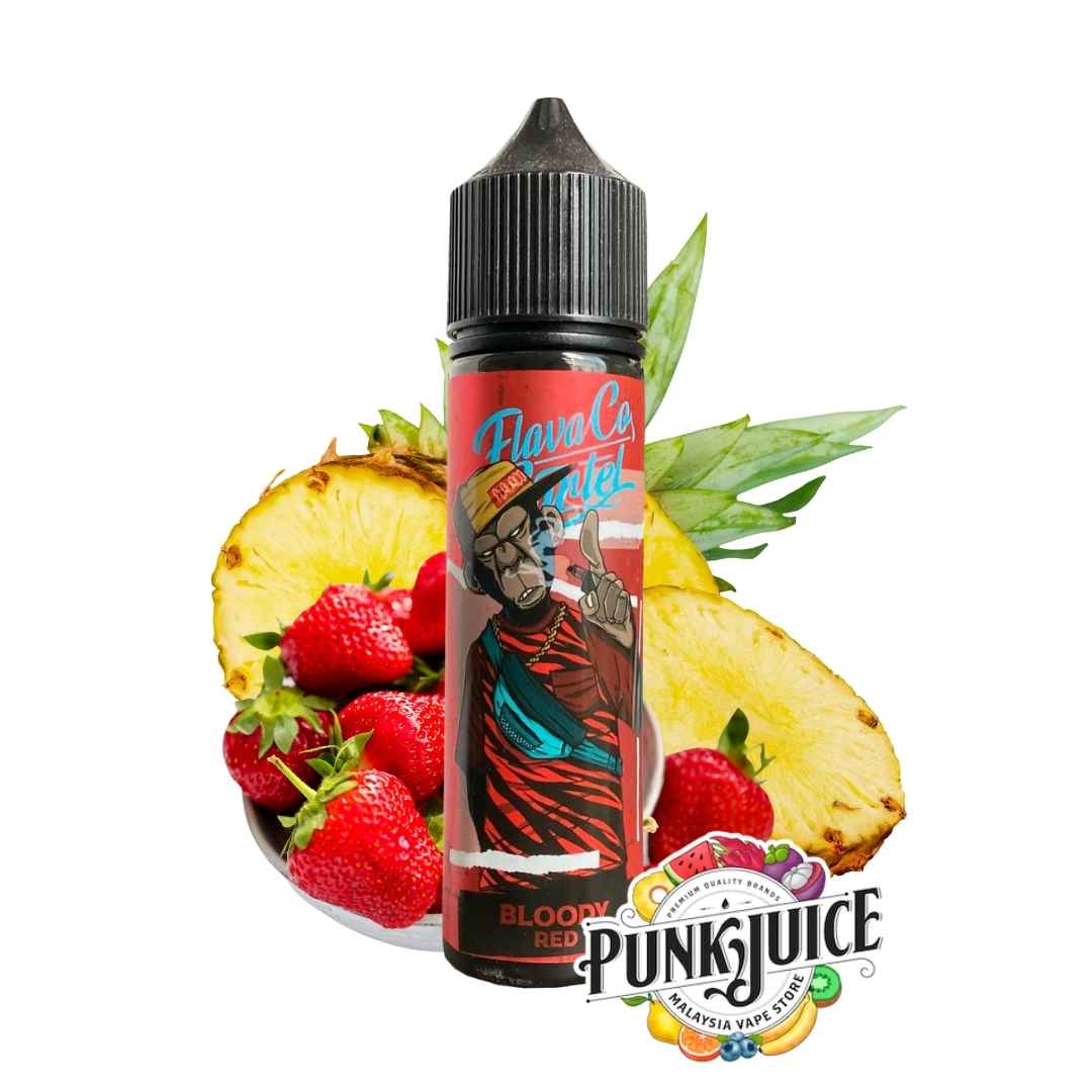Flavaco Cartel - Bloody Red (Strawberry Pineapple) - 60ml