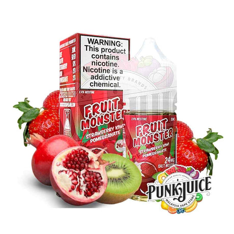 Fruit Monster - Strawberry Kiwi Pomegranate - Salt - 30ml