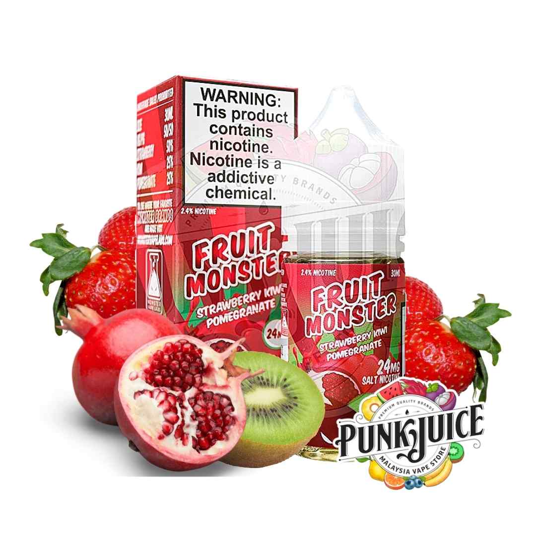 Fruit Monster - Strawberry Kiwi Pomegranate - Salt - 30ml