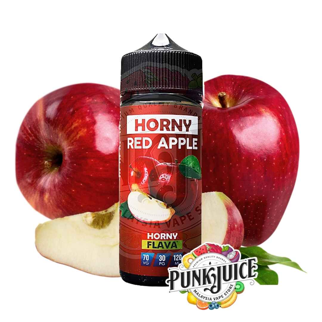 Horny Flava - Red Apple - 120ml