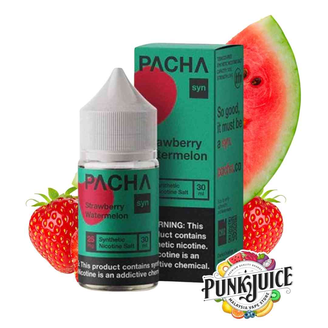 Pacha Mama - Strawberry Watermelon - Salt - 30ml