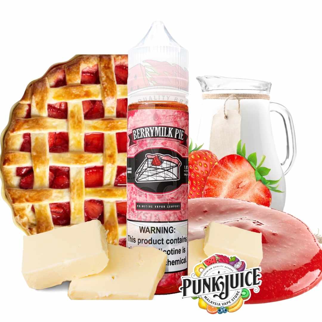Primitive Vapor - Berrymilk Pie - 60ml
