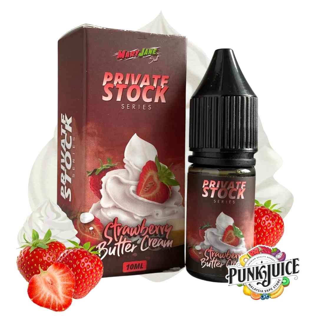 Private Stock - Strawberry Buttercream - Salt - 10ml
